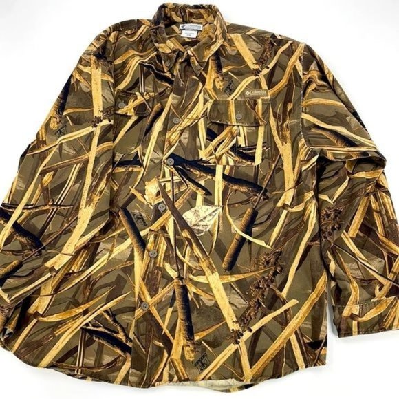 Columbia Other - Columbia Camo (DHMarsh) Long Sleeve Button Down Shirt, Size XL